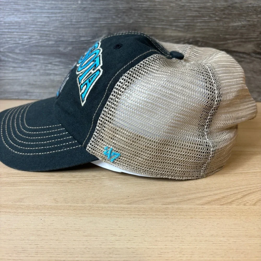 Super‎ Bowl Hat Cap Snap Back Black LII NFL Football Minnesota Adjustable '47